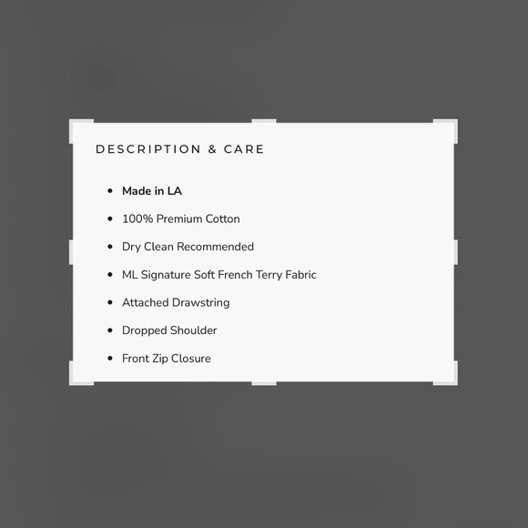 Michael Lauren Kamal Zip Up Hoodie - Picture 6 of 7